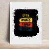 Poster - Bold Typography Affirmations