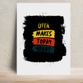 Metal Posters | 8x11.7 & 11.7x15.7 in | 1mm Thick Metal | Magnetic Mount, Waterproof, Glossy Finish | Unisex Home Decor | Personalized | Bold Typography | Affirmations | Daily Inspiration | Everyday | Encouraging | Make Today Great - front - White - mockup 1