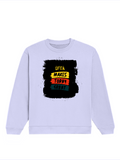 Oversized Sweatshirt | Roomy Relaxed Fit | 400 GSM Cotton Blend | Pre-Shrunk Drop Shoulder | Unisex Adult | Personalized | DTG | Bold Typography | Affirmations | Daily Inspiration | Everyday | Encouraging | Make Today Great - front - Lavender - mockup 1