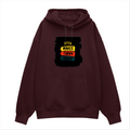 Oversized Hoodie | Unisex Relaxed Fit | 400 GSM Cotton Blend | DTG Printed | Drop Shoulder, Pre-Shrunk | Adults | Personalized | DTG | Bold Typography | Affirmations | Daily Inspiration | Everyday | Encouraging | Make Today Great - front - Maroon - mockup 1