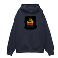 Oversized Hoodie | Unisex Relaxed Fit | 400 GSM Cotton Blend | DTG Printed | Drop Shoulder, Pre-Shrunk | Adults | Personalized | DTG | Bold Typography | Affirmations | Daily Inspiration | Everyday | Encouraging | Make Today Great - front - Navy Blue - mockup 1