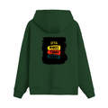 Oversized Hoodie | Unisex Relaxed Fit | 400 GSM Cotton Blend | DTG Printed | Drop Shoulder, Pre-Shrunk | Adults | Personalized | DTG | Bold Typography | Affirmations | Daily Inspiration | Everyday | Encouraging | Make Today Great - back - Bottle Green - mockup 2