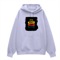 Oversized Hoodie | Relaxed Fit, Drop-Shoulder | 400 GSM Fabric | Warm, Durable | Unisex | Personalized | DTF | Bold Typography | Affirmations | Daily Inspiration | Everyday | Encouraging | Make Today Great - front - Lavender - mockup 1