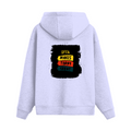 Oversized Hoodie | Relaxed Fit, Drop-Shoulder | 400 GSM Fabric | Warm, Durable | Unisex | Personalized | DTF | Bold Typography | Affirmations | Daily Inspiration | Everyday | Encouraging | Make Today Great - back - Lavender - mockup 2