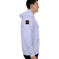 Oversized Hoodie | Relaxed Fit, Drop-Shoulder | 400 GSM Fabric | Warm, Durable | Unisex | Personalized | DTF | Bold Typography | Affirmations | Daily Inspiration | Everyday | Encouraging | Make Today Great - right sleeve - Lavender - mockup 6