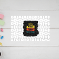 Jigsaw Puzzle | 120 Pieces A4 Size | Recycled Paper Semi-Gloss Finish | Engaging Entertainment Brain Booster | Unisex All Ages | Personalized | Bold Typography | Affirmations | Daily Inspiration | Everyday | Encouraging | Make Today Great - front - mockup 1