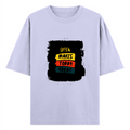 Oversized Standard T-Shirt | Unisex Relaxed Fit | 100% Super Combed Cotton DTG | Soft, Breathable & Durable | Adult | Personalized | DTG | Bold Typography | Affirmations | Daily Inspiration | Everyday | Encouraging | Make Today Great - front - Lavender - mockup 1