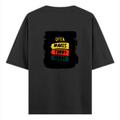 Oversized Standard T-Shirt | Unisex Relaxed Fit | 100% Super Combed Cotton DTG | Soft, Breathable & Durable | Adult | Personalized | DTG | Bold Typography | Affirmations | Daily Inspiration | Everyday | Encouraging | Make Today Great - back - Black - mockup 2