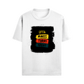 Male Standard Crew T-Shirt | Regular Fit | 100% Cotton DTF Print | Soft, Durable | Men | Personalized | DTF | Bold Typography | Affirmations | Daily Inspiration | Everyday | Encouraging | Make Today Great - front - White - mockup 1