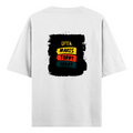 Oversized Standard T-Shirt | Unisex Oversized Fit | 180 GSM 100% Super Combed Cotton | DTF Print | Soft & Durable | Personalized | DTF | Bold Typography | Affirmations | Daily Inspiration | Everyday | Encouraging | Make Today Great - back - White - mockup 2