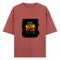 Oversized Classic T-Shirt | Unisex Oversized Fit | 100% Super-Combed Cotton | Pre-Shrunk & Ribbed Neck | Adults | Personalized | DTG | Bold Typography | Affirmations | Daily Inspiration | Everyday | Encouraging | Make Today Great - front - Coral - mockup 1