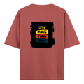 Oversized Classic T-Shirt | Unisex Oversized Fit | 100% Super-Combed Cotton | Pre-Shrunk & Ribbed Neck | Adults | Personalized | DTG | Bold Typography | Affirmations | Daily Inspiration | Everyday | Encouraging | Make Today Great - back - Coral - mockup 2