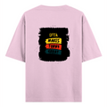 Oversized Classic T-Shirt | Unisex Oversized Fit | 100% Super-Combed Cotton | Pre-Shrunk & Ribbed Neck | Adults | Personalized | DTG | Bold Typography | Affirmations | Daily Inspiration | Everyday | Encouraging | Make Today Great - back - Light Baby Pink - mockup 2