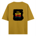 Oversized Classic T-Shirt | Unisex Oversized Fit | 100% Super-Combed Cotton | Pre-Shrunk & Ribbed Neck | Adults | Personalized | DTG | Bold Typography | Affirmations | Daily Inspiration | Everyday | Encouraging | Make Today Great - back - Mustard Yellow - mockup 2