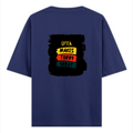 Oversized Classic T-Shirt | Unisex Oversized Fit | 100% Super-Combed Cotton | Pre-Shrunk & Ribbed Neck | Adults | Personalized | DTG | Bold Typography | Affirmations | Daily Inspiration | Everyday | Encouraging | Make Today Great - back - Royal Blue - mockup 2