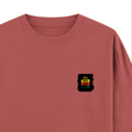 Oversized Classic T-Shirt | Unisex Oversized Fit | 100% Super-Combed Cotton | Pre-Shrunk & Ribbed Neck | Adults | Personalized | DTG | Bold Typography | Affirmations | Daily Inspiration | Everyday | Encouraging | Make Today Great - right pocket - Coral - mockup 4