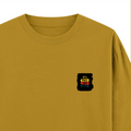 Oversized Classic T-Shirt | Unisex Oversized Fit | 100% Super-Combed Cotton | Pre-Shrunk & Ribbed Neck | Adults | Personalized | DTG | Bold Typography | Affirmations | Daily Inspiration | Everyday | Encouraging | Make Today Great - right pocket - Mustard Yellow - mockup 4