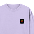 Oversized Classic T-Shirt | Unisex Fit | 100% Super-Combed Cotton | Pre-Shrunk, Double-Stitched | Adults | Personalized | DTF | Bold Typography | Affirmations | Daily Inspiration | Everyday | Encouraging | Make Today Great - right pocket - Lavender - mockup 4