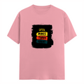 Classic Crew T-Shirt | Men's Regular Fit | 180 GSM Bio-Washed Cotton | DTG Print Ready | Double-Stitched & Ribbed Neck | Personalized | DTG | Bold Typography | Affirmations | Daily Inspiration | Everyday | Encouraging | Make Today Great - front - Flamingo - mockup 1