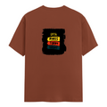 Classic Crew T-Shirt | Men's Regular Fit | 180 GSM Bio-Washed Cotton | DTG Print Ready | Double-Stitched & Ribbed Neck | Personalized | DTG | Bold Typography | Affirmations | Daily Inspiration | Everyday | Encouraging | Make Today Great - back - Copper - mockup 2