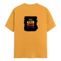 Classic Crew T-Shirt | Men's Regular Fit | 180 GSM Bio-Washed Cotton | DTG Print Ready | Double-Stitched & Ribbed Neck | Personalized | DTG | Bold Typography | Affirmations | Daily Inspiration | Everyday | Encouraging | Make Today Great - back - Golden Yellow - mockup 2