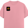 Classic Crew T-Shirt | Men's Regular Fit | 180 GSM Bio-Washed Cotton | DTG Print Ready | Double-Stitched & Ribbed Neck | Personalized | DTG | Bold Typography | Affirmations | Daily Inspiration | Everyday | Encouraging | Make Today Great - right pocket - Flamingo - mockup 4