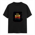 Female Classic Crew T-Shirt | Women's Regular Fit | 180 GSM Bio-Washed Cotton | Double Stitched, Pre-Shrunk | Personalized | DTG | Bold Typography | Affirmations | Daily Inspiration | Everyday | Encouraging | Make Today Great - front - Black - mockup 1