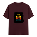 Female Classic Crew T-Shirt | Women's Regular Fit | 180 GSM Bio-Washed Cotton | Double Stitched, Pre-Shrunk | Personalized | DTG | Bold Typography | Affirmations | Daily Inspiration | Everyday | Encouraging | Make Today Great - front - Maroon - mockup 1