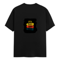 Female Classic Crew T-Shirt | Women's Regular Fit | 180 GSM Bio-Washed Cotton | Double Stitched, Pre-Shrunk | Personalized | DTG | Bold Typography | Affirmations | Daily Inspiration | Everyday | Encouraging | Make Today Great - back - Black - mockup 2