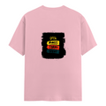 Female Classic Crew T-Shirt | Women's Regular Fit | 180 GSM Bio-Washed Cotton | Double Stitched, Pre-Shrunk | Personalized | DTG | Bold Typography | Affirmations | Daily Inspiration | Everyday | Encouraging | Make Today Great - back - Light Baby Pink - mockup 2