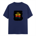 Men's Classic Crew T-Shirt | Regular Fit | 180 GSM Bio-Washed Cotton | DTF Print Ready | Pre-Shrunk, Durable | Personalized | DTF | Bold Typography | Affirmations | Daily Inspiration | Everyday | Encouraging | Make Today Great - front - Royal Blue - mockup 1
