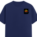 Men's Classic Crew T-Shirt | Regular Fit | 180 GSM Bio-Washed Cotton | DTF Print Ready | Pre-Shrunk, Durable | Personalized | DTF | Bold Typography | Affirmations | Daily Inspiration | Everyday | Encouraging | Make Today Great - left pocket - Royal Blue - mockup 3