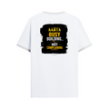 Ringer T-shirt | Unisex Regular Fit | 100% Cotton DTF/DTG | Contrast Rib Neck Bio Washed Pre-Shrunk | Adults | Personalized | DTF | Typographic | Work Ethic | Success | Everyday | Motivational | Busy Building, Not Complaining - back - White Black - mockup 2
