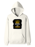 Pullover Hoodie | Unisex Regular Fit | Tri-Layer Cotton Blend | DTG Print Ready | Adults | Personalized | DTG | Typographic | Work Ethic | Success | Everyday | Motivational | Busy Building, Not Complaining - front - Off White - mockup 1