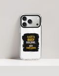 Hard Clear Case | iPhone | TPU Sides & PC Back | Detachable Camera Protector, Scratch-Proof | Unisex | Personalized | Typographic | Work Ethic | Success | Everyday | Motivational | Busy Building, Not Complaining - front_17 Pro Max - 17 Pro Max - mockup 3