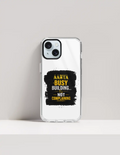Hard Clear Case | iPhone | TPU Sides & PC Back | Detachable Camera Protector, Scratch-Proof | Unisex | Personalized | Typographic | Work Ethic | Success | Everyday | Motivational | Busy Building, Not Complaining - front_15 - 15 - mockup 8