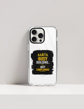 Hard Clear Case | iPhone | TPU Sides & PC Back | Detachable Camera Protector, Scratch-Proof | Unisex | Personalized | Typographic | Work Ethic | Success | Everyday | Motivational | Busy Building, Not Complaining - front_15 Pro - 15 Pro - mockup 10