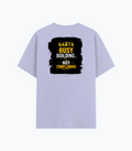 Cotton Stretch T-Shirt (Dtg) | T-Shirts | Him, Her, Unisex | Personalized | DTG | Typographic | Work Ethic | Success | Everyday | Motivational | Busy Building, Not Complaining - back - Lavender - mockup 2