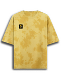 Tie Dye Oversized T-Shirt | Unisex Relaxed Fit | 260 GSM Cotton Blend | Pre-Shrunk, Bio-Washed, Drop Shoulder | Adult | Personalized | DTF | Typographic | Work Ethic | Success | Everyday | Motivational | Busy Building, Not Complaining - right pocket - mockup 4