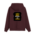Oversized Hoodie | Relaxed Fit, Drop-Shoulder | 400 GSM Fabric | Warm, Durable | Unisex | Personalized | DTF | Typographic | Work Ethic | Success | Everyday | Motivational | Busy Building, Not Complaining - back - Maroon - mockup 2