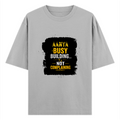 Oversized Standard T-Shirt | Unisex Relaxed Fit | 100% Super Combed Cotton DTG | Soft, Breathable & Durable | Adult | Personalized | DTG | Typographic | Work Ethic | Success | Everyday | Motivational | Busy Building, Not Complaining - front - Grey Melange - mockup 1