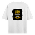 Oversized Classic T-Shirt | Unisex Fit | 100% Super-Combed Cotton | Pre-Shrunk, Double-Stitched | Adults | Personalized | DTF | Typographic | Work Ethic | Success | Everyday | Motivational | Busy Building, Not Complaining - back - White - mockup 2