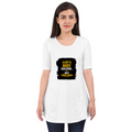 Female Maternity Dress | Regular Fit | DTG Print | Comfortable & Expressive | Unisex | Personalized | DTG | Typographic | Work Ethic | Success | Everyday | Motivational | Busy Building, Not Complaining - front - White - mockup 1