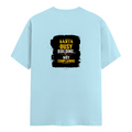 Classic Crew T-Shirt | Men's Regular Fit | 180 GSM Bio-Washed Cotton | DTG Print Ready | Double-Stitched & Ribbed Neck | Personalized | DTG | Typographic | Work Ethic | Success | Everyday | Motivational | Busy Building, Not Complaining - back - Baby Blue - mockup 2