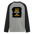 Male Raglan T-Shirt | Men's Regular Fit | 180 GSM Bio-Washed Cotton Blend | DTG Printed | Durable & Pre-Shrunk | Personalized | DTG | Typographic | Work Ethic | Success | Everyday | Motivational | Busy Building, Not Complaining - back - mockup 2