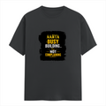 Men's Classic Crew T-Shirt | Regular Fit | 180 GSM Bio-Washed Cotton | DTF Print Ready | Pre-Shrunk, Durable | Personalized | DTF | Typographic | Work Ethic | Success | Everyday | Motivational | Busy Building, Not Complaining - front - Steel Grey - mockup 1