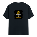Men's Classic Crew T-Shirt | Regular Fit | 180 GSM Bio-Washed Cotton | DTF Print Ready | Pre-Shrunk, Durable | Personalized | DTF | Typographic | Work Ethic | Success | Everyday | Motivational | Busy Building, Not Complaining - back - Navy Blue - mockup 2
