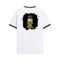 Ringer T-shirt | Unisex | DTG Print | Contrast Trim | Men's, Women's | Personalized | DTG | Motivational | Motivation | Success | Daily Motivation | Empowering | Results Over Excuses - back - Maroon off white - mockup 2