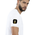 Ringer T-shirt | Unisex Regular Fit | 100% Cotton DTF/DTG | Contrast Rib Neck Bio Washed Pre-Shrunk | Adults | Personalized | DTF | Motivational | Motivation | Success | Daily Motivation | Empowering | Results Over Excuses - right sleeve - White Black - mockup 6