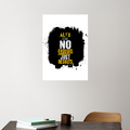 Acrylic Poster | 3mm Glossy Finish | UV Printed | Self-Adhesive Wall Mount | Unisex | Personalized | Motivational | Motivation | Success | Daily Motivation | Empowering | Results Over Excuses - front_5 - A3 Poster - White - mockup 5